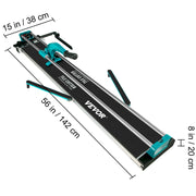 Charger l'image dans la visionneuse de galerie, SucceBuy 1200MM Tile Cutter High Precision Manual Ceramic Floor Tiles Tile Cutter  48 In Cutting Machine for Precision Cutting
