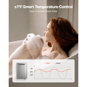 Load image into Gallery viewer, Gas Propane Tankless Water Heater 5.3/8 Gal Outdoor 120000 BTU Instant Hot Water HeaterSmart Temperature Control for House
