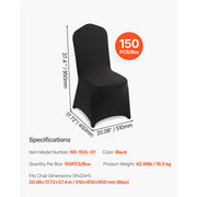 Load image into Gallery viewer, SucceBuy 50 Pcs Purple Chair Covers Polyester Spandex Chair Cover Stretch Slipcovers for Wedding Party Flat-Front Chair Covers
