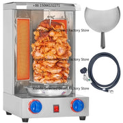 Bild in Galerie-Viewer laden, Amocart Shawarma Grill Machine13 lbs Chicken Shawarma Cooker Ga-s Vertical Broiler Gyro Rotisserie Oven Doner Kebab for Home
