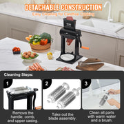 Charger l'image dans la visionneuse de galerie, Amocart Commercial Meat Tenderizer Heavy Duty Stainless Steel Meat Tenderizer Machine Quick and Easy Manual Operation Kitchen
