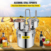 Bild in Galerie-Viewer laden, Amocart 20L 30L Water Alcohol Brewing Distiller DIY Moonshine Apparatus Stainless Steel Still Whisky Beer Brandy Home Appliance
