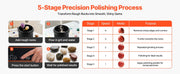 Load image into Gallery viewer, Amocart Rock Tumbler Kit Rock Polishing Kit 4 Speed Settings 9-Day Polishing Timer Stone Polishing Kit Rock Polisher
