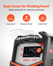 Charger l'image dans la visionneuse de galerie, Amocart TIG Welder 205A 2in1 Welding Machine Lift TIG/MMA Stick Electric Welder Machine with IGBT Inverter Hot Start Arc Force
