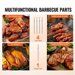 SucceBuy Shawarma Grill Machine 2 Strings of Barbecue Capacity Chicken Shawarma Cooker Machine for Restaurant Kitchen Parties