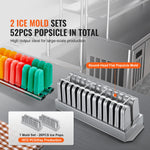 SucceBuy Commercial Popsicle Machine Ice Pops Making Machine Stainless Steel Commercial Ice Lolly Maker  Popsicle Machine