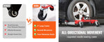 SucceBuy Wheel Dolly Heavy Duty Vehicle Positioning Ratchet Tire Jack Max Capacity 1500 Lbs Car Dolly for Car Auto Repair Moving