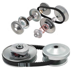 Amocart Go-Kart Torque Converter Go-Kart Clutch Kit Series Asymmetrical Driver Pulley Replacement with Drive Belt  Small Engine