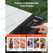 Charger l'image dans la visionneuse de galerie, Succebuy 15-55L Portable Cooler Electric Compressor 12V/24V DC 110-240V AC Freezer Refrigerator for Home
