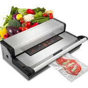 Bild in Galerie-Viewer laden, Amocart Commercial Vacuum Sealer Machine Multifunction Automatic Food Packaging with Bag Roll Storage Cutter for Home Kitchen
