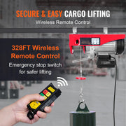 Charger l'image dans la visionneuse de galerie, Amocart 1320-2200 lbs Wireless Electric Hoist with 40ft Single Cable Lifting Height Steel Wire Winch for Garage Warehouse
