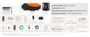 Charger l'image dans la visionneuse de galerie, Amocart 2/5/8KW Car Heater Diesel Air Heater 12V With Low Noise Remote Control Truck Boat Bus Trailer Air Diesel Parking Heater
