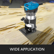 Load image into Gallery viewer, Amocart 800W Soft Start Compact Router Kit Variable Speed 10000-30000Rpm with Fixed Base, Plunge Base, Tilt Base and Offse Base
