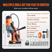 Charger l'image dans la visionneuse de galerie, Amocart 1300W/1400W Magnetic Drill Press 2" Boring Diameter Electric Drilling Machine 810RPM Power Drill
