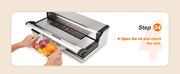 Charger l'image dans la visionneuse de galerie, Amocart Commercial Vacuum Sealer Machine Multifunction Automatic Food Packaging with Bag Roll Storage Cutter for Home Kitchen
