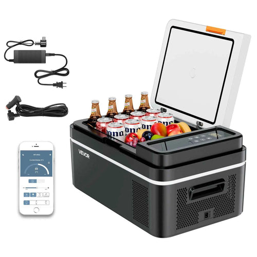 Succebuy 15-55L Portable Cooler Electric Compressor 12V/24V DC 110-240V AC Freezer Refrigerator for Home