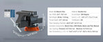 Amocart Bench Vise 4.5" 6" 6.5" Multipurpose, Swivel Base & Anvil Heavy Duty Cast Iron for Drilling, Conduit Cutting, Sanding
