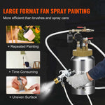 Amocart 2L/0.5gal Spray Paint Pressure Pot Tank Lightweight Air Paint Pressure Pot 1.8mm Nozzle Spray Paint Gun 3m Hoses