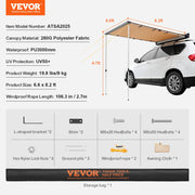Bild in Galerie-Viewer laden, Amocart Vehicle Awning  Retractable Car Side Awning Car Awning with Waterproof Storage Bag  Suitable for Truck SUV Van Campers
