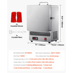 SucceBuy Tabletop Kiln Melter 2192℉ Max Temperature Stainless Steel Gold Melting Furnace for Metal Tempering Glazing on Pottery