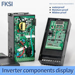 1.5/2.2/3.7/5.5/7.5KW VFD frequency converter 380V  Inverter Variable Frequency Drive for 3phase motor speed control