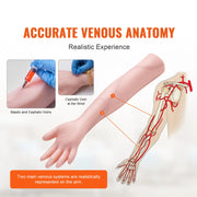 Charger l'image dans la visionneuse de galerie, Amocart Phlebotomy Practice Kit IV Venipuncture Intravenous Training Kit w/ Carrying Bag Practice IV Skills for School Students
