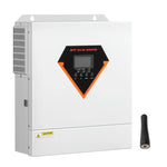 SucceBuy Hybrid Solar Inverter 3000W All in One Pure Sine Wave Charger, Built-in 100A MPPT Solar Controller for Off-Grid System