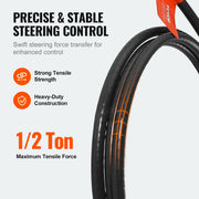 Bild in Galerie-Viewer laden, Amocart Boat Steering Cable 17 Feet Outboard Marine Rotary Steering Cable 1/2 Ton High Tensile Strength Universal Compatibility
