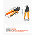 SucceBuy Crimping Tool Solar Connector Crimper Tool Kit Clear Metric & AWG Markings with Solar Connectors Wrenches Storage Case