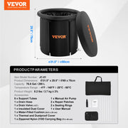 Charger l'image dans la visionneuse de galerie, Amocart Ice Bath Tub Cold Water Therapy Plunge Tub for Athletes Portable Outdoor Ice Barrel Plunge Pool Inflatable Ice Bathtub
