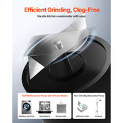 Charger l'image dans la visionneuse de galerie, SucceBuy Macerator Pump 500W 29 GPM Flow 26ft/8m Head Sewerage Toilet Pump for Kitchen, Basement, Shower, Sink, Laundry, Bathtub
