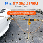SucceBuy 7100 lbs Ratchet Chain Binder Heavy Duty Secure Load with Anti-skid Handle Tie Down Hauling for Flatbed Truck Trailer