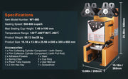 Bild in Galerie-Viewer laden, Amocart Fully Automatic Cup Sealing Machine 500-650 Cups/H Cup Sealer Machine fit 190mm Tall &amp; 90/95mm Cup for Milk Boba Tea
