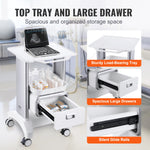 for Lab Clinic Hospital Salon Amocart 2/3/4/5 Tiers Lab Carts Lab Utility Cart Mobile Medical W/ ABS Material Rolling Cart