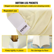 Load image into Gallery viewer, Amocart 100Pcs Wedding Chair Covers Stretch Polyester Spandex Slipcover Folding Flat Front Chair Covers for Hotel Dining Party
