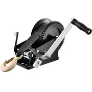Charger l'image dans la visionneuse de galerie, Amocart Hand Winch Boat Trailer Winch Heavy Duty Rope Crank Polyester Strap &amp; Two-Way Ratchet Manual Operated Hand Crank Winch
