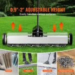 SucceBuy 36-Inch Magnetic Sweeper with Wheels 55 lbs Capacity  Telescoping Magnetic Pickup Tool Adjustable for Workshop Garage