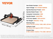 Charger l'image dans la visionneuse de galerie, Amocart CNC Router Machine 3 Axis GRBL Control Wood Engraving Carving Milling Machine Kit for Wood Acrylic MDF PVC Plastic Foam
