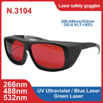 Laser Safety Glasses 190-2000nm 10600nm OD6 CO2 Laser Protection goggles 1064 532 200-2000nm IPL laser glasses Laser protection