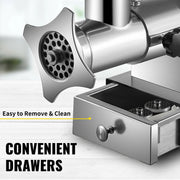 Bild in Galerie-Viewer laden, Amocart Electric Meat Grinder 250Kg/H 300Kg/H W/ Drawers Max Powerful Chopper Shredder Commercial Home Appliance Food Processor
