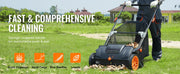 Charger l'image dans la visionneuse de galerie, Amocart Tow Behind Lawn 21/26/44/50in Sweeper Large Capacity Heavy Duty Leaf Grass Collector with Adjustable Sweeping for Pick
