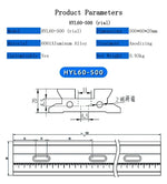X-Axis Dovetail Platform Precision Translation Stage Optical Experiment Slide Linear Guide for Optical Bench