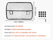 Charger l'image dans la visionneuse de galerie, Amocart Dog Car Barrier Car Divider for Front Seats Vehicle Pet Barrier with See Through Net Mesh Universal-Fit Dog Car Barrier
