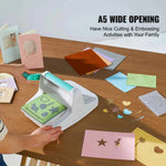 Amocart 6/9in Manual Die Cutting Embossing Machine Portable Cut Machines Opening Scrapbooking Machine Full Kit For Arts Crafts