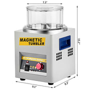 Bild in Galerie-Viewer laden, Amocart KT-185 Magnetic Tumbler Jewelry Polisher Mini Metal Finisher Finishing Machine 110V/220V Gold Precision Parts Polisher
