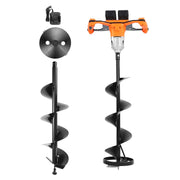 Charger l'image dans la visionneuse de galerie, Amocart Electric Ice Auger Cold-Resistant 2 in 1 Cordless Ice Fishing Augers and Earth Auger with 8" Ices &amp; Earth Drill Bit

