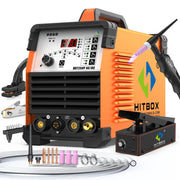 Load image into Gallery viewer, HITBOX AC/DC Aluminium Tig Welding Machine HBT250P HF TIG/MMA ARC Stick Welder with Pulse Argon Welding IGBT Inverter 2T/4T
