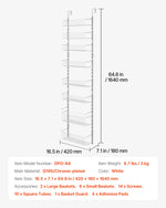 Amocart 6/8/9/10 Tier Over the Door Pantry Organizer Heavy-Duty Steel Hanging Spice Rack, Adjustable Wall Seasoning Shelves