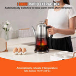 Amocart 12-Cup Electric Percolator Coffee Pot 304 Stainless Steel Coffee Percolator with Keep Warm Function