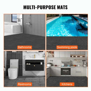 Charger l'image dans la visionneuse de galerie, Amocart Interlocking Tile 12/50/55PCS 12"x12" Splicing Soft PVC Drainage Floor Tiles Non-Slip Drainage Holes for Bathroom Pool

